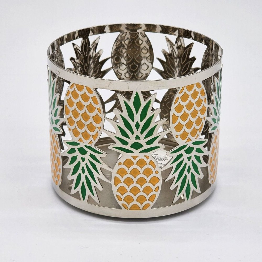 Bath and Body Works Pineapple 3 Wick Candle Holder